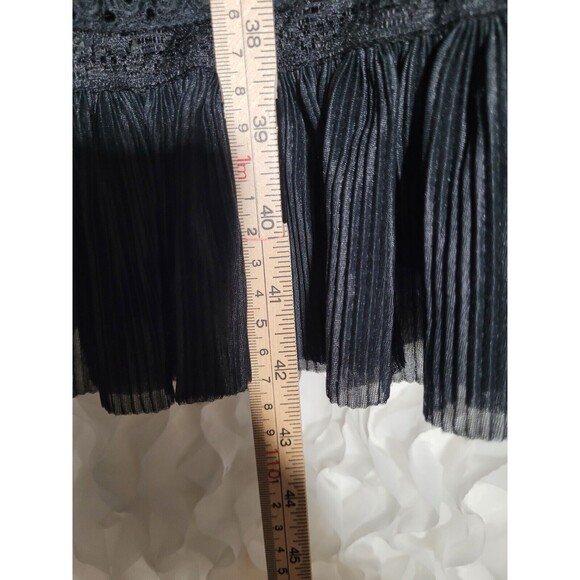 Vintage Adonna Black Nylon Nightgown 34 Regular - Picture 4 of 7